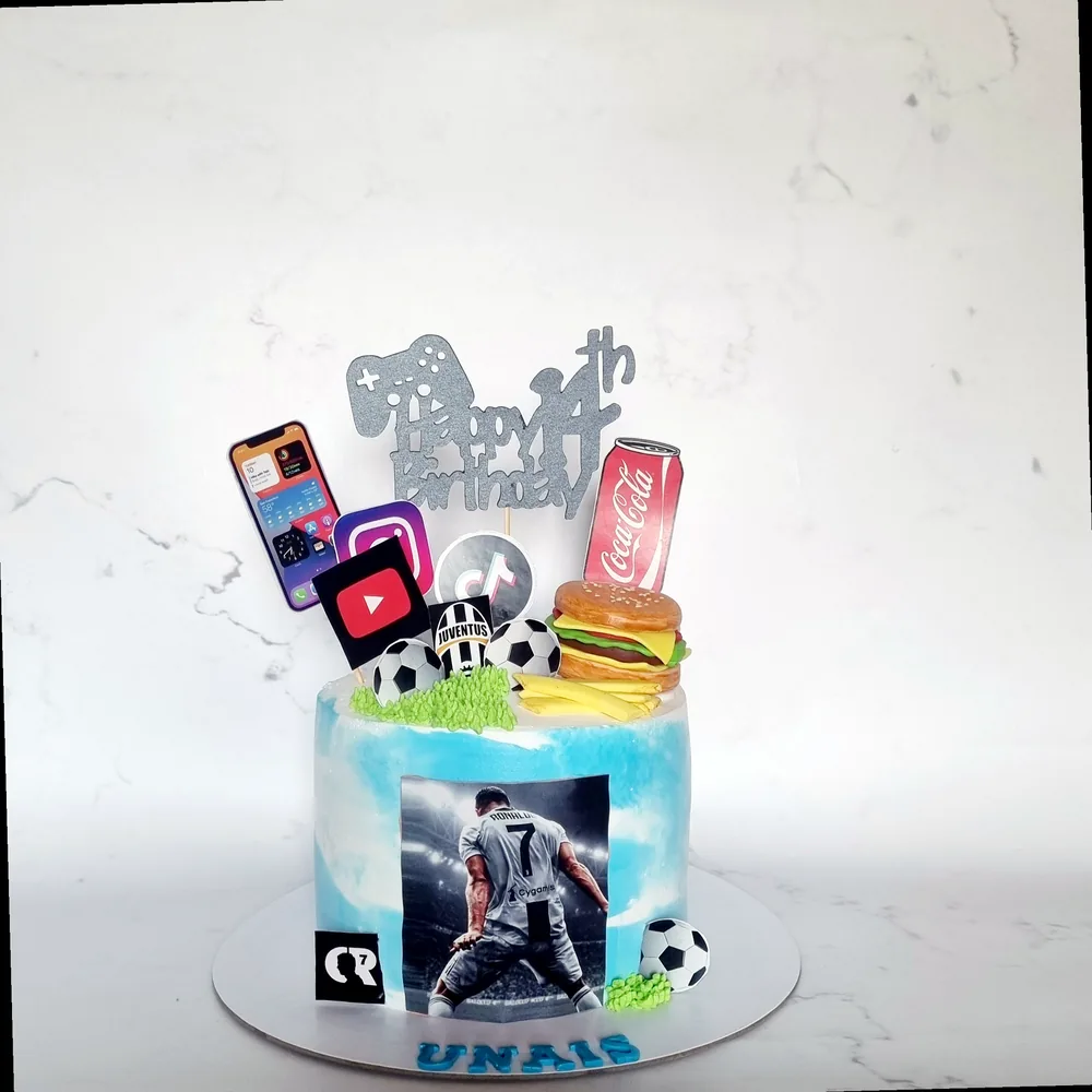 Birthday — Adults custom cake by Cakes & Shapes, Dubai — design code CS-0040