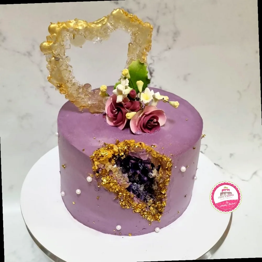 Birthday — Adults custom cake by Cakes & Shapes, Dubai — design code CS-0069