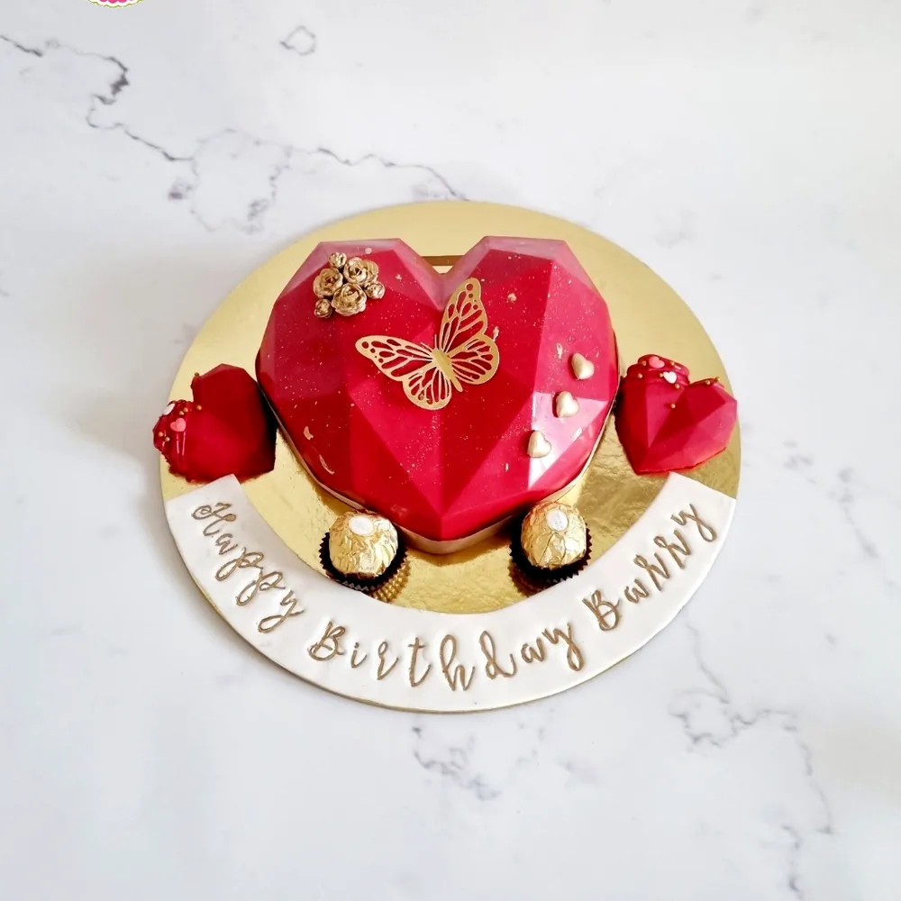 Birthday — Adults custom cake by Cakes & Shapes, Dubai — design code CS-0018