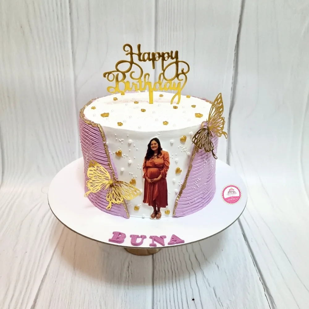Birthday — Adults custom cake by Cakes & Shapes, Dubai — design code CS-0171