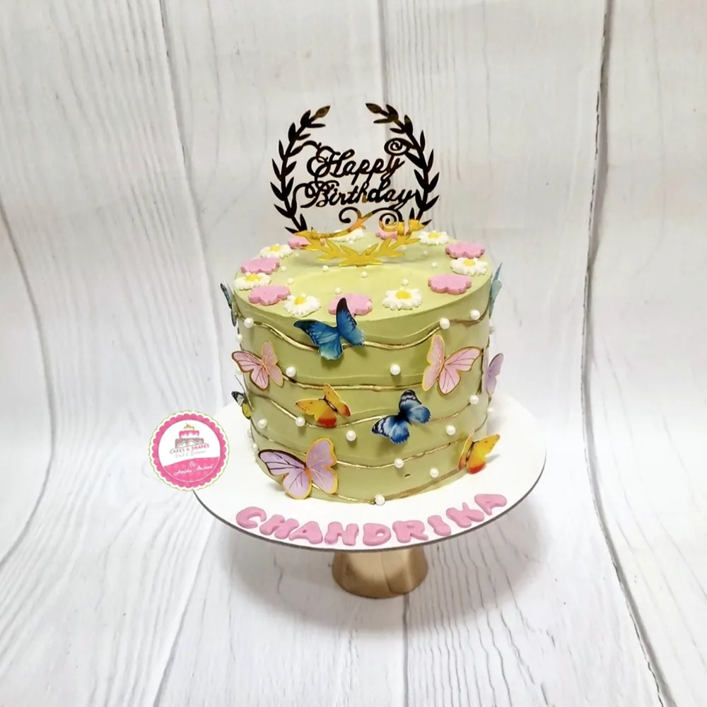Birthday — Adults custom cake by Cakes & Shapes, Dubai — design code CS-0369
