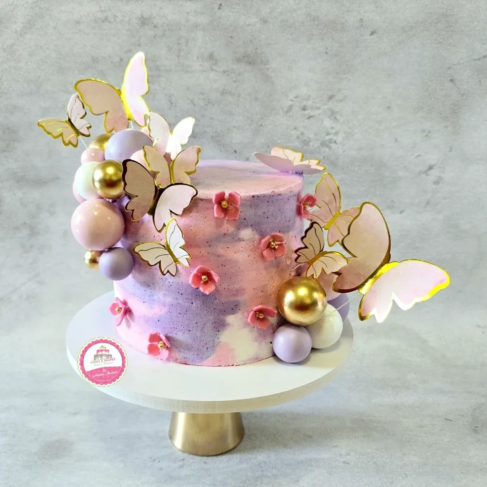 Birthday — Adults custom cake by Cakes & Shapes, Dubai — design code CS-0430