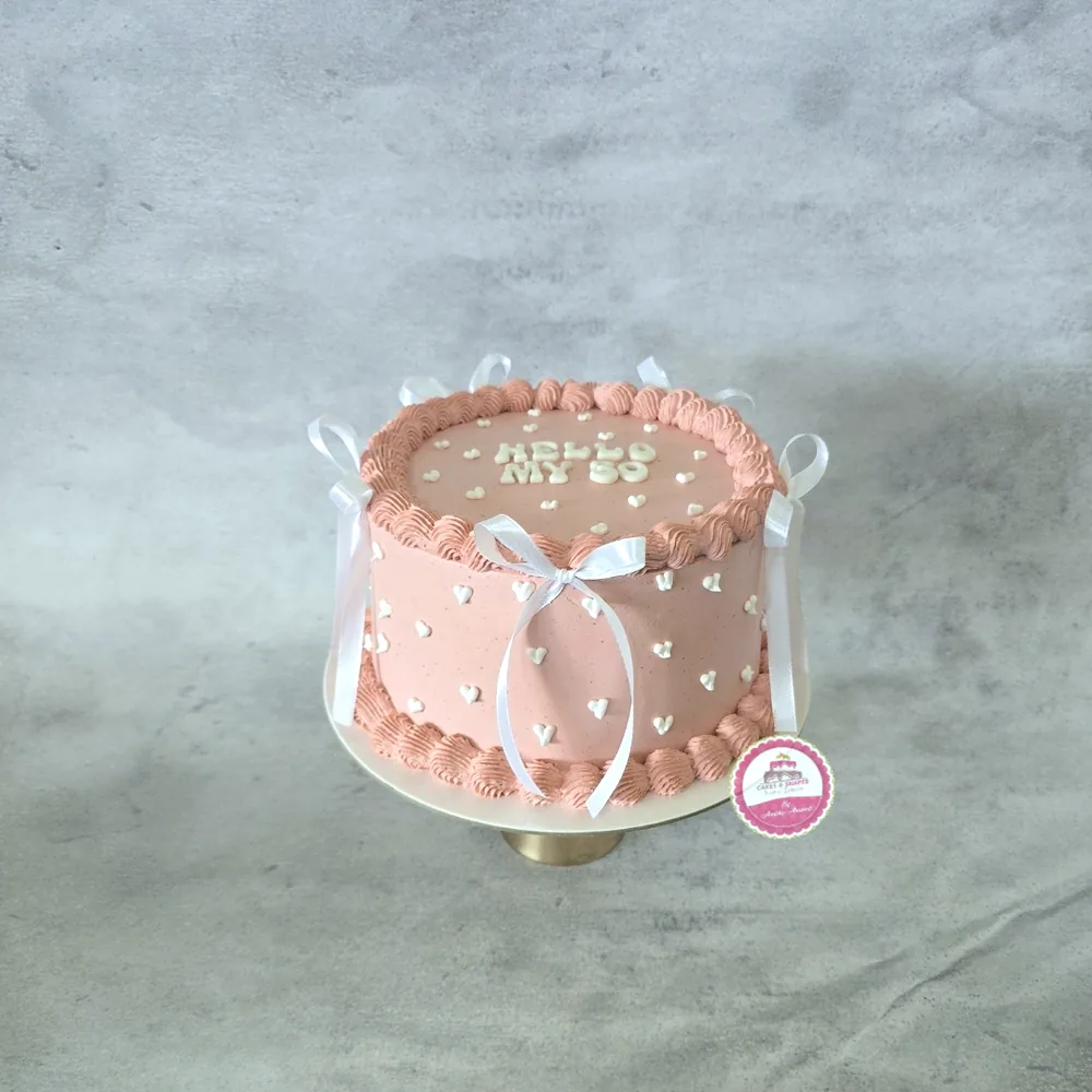 Birthday — Adults custom cake by Cakes & Shapes, Dubai — design code CS-0441