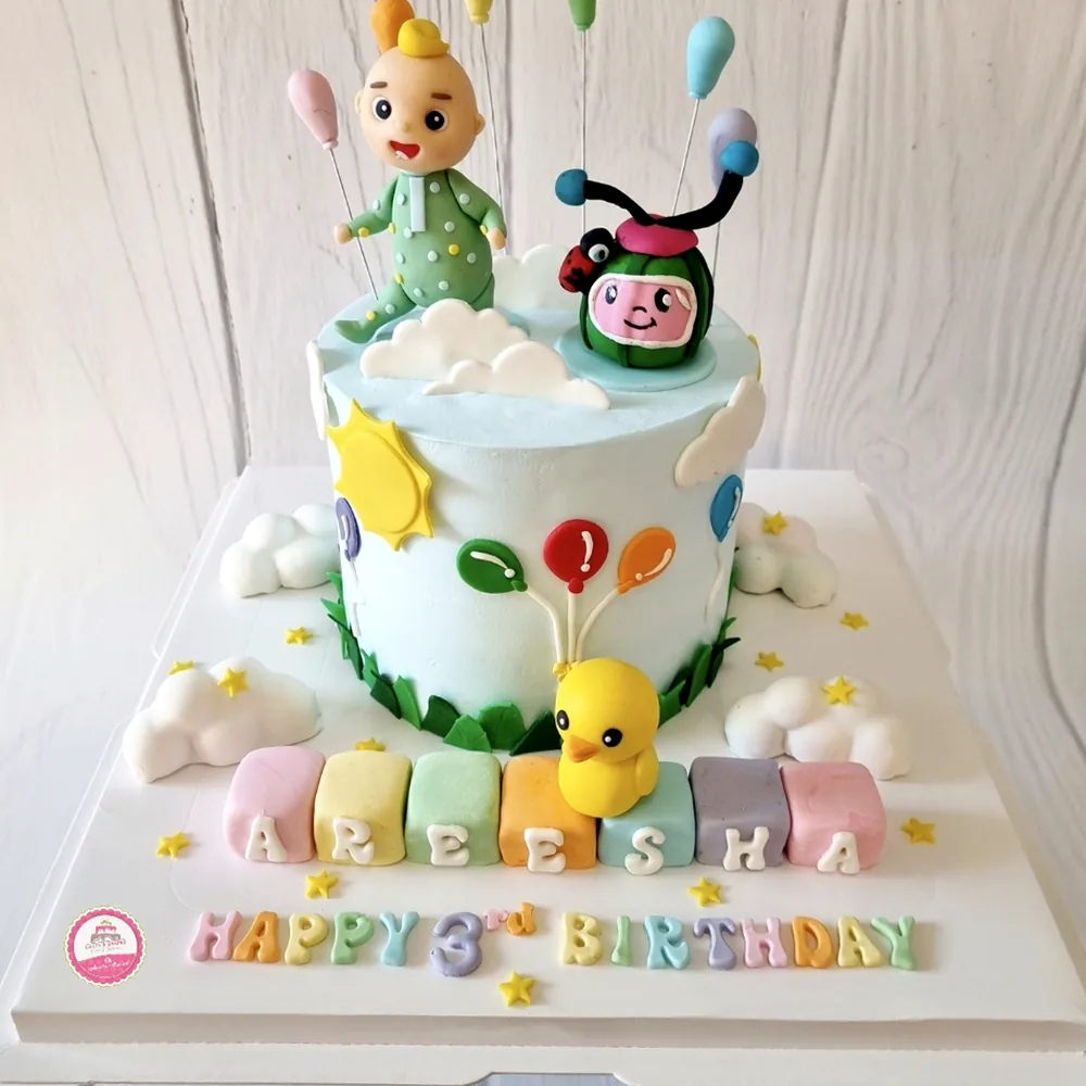 Birthday — Kids custom cake by Cakes & Shapes, Dubai — design code CS-0218