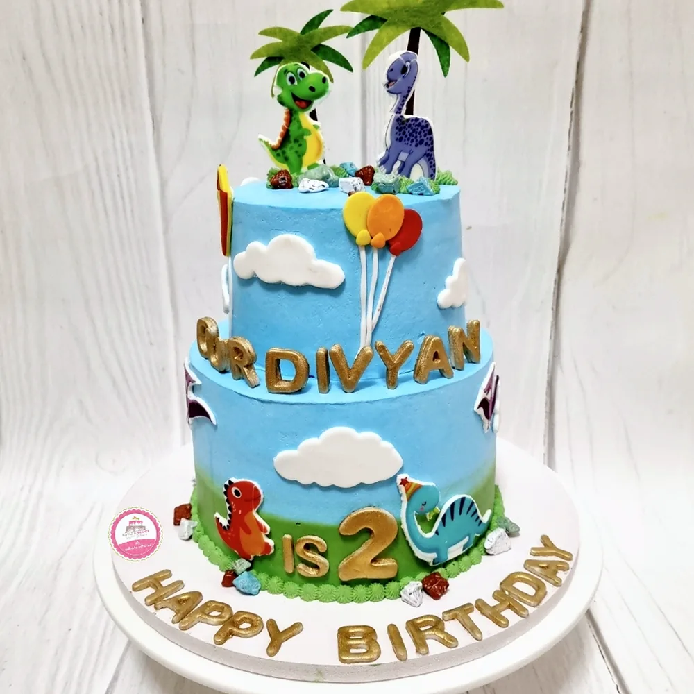 Birthday — Kids custom cake by Cakes & Shapes, Dubai — design code CS-0335