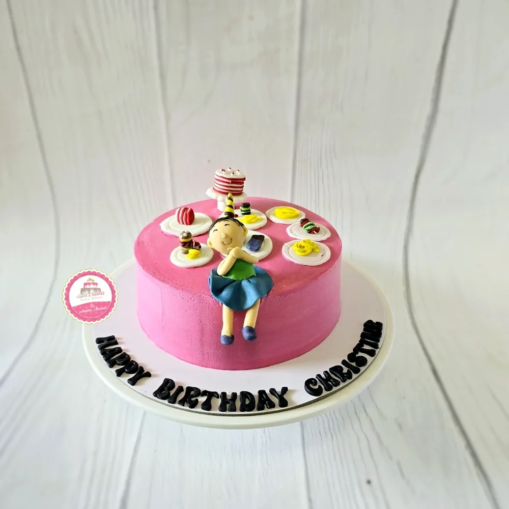 Birthday — Kids custom cake by Cakes & Shapes, Dubai — design code CS-0414