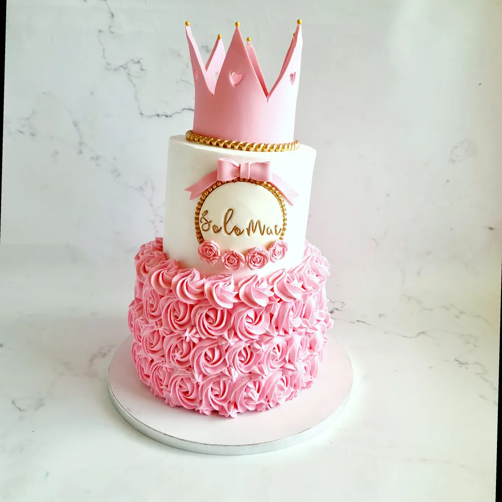 1st Birthday & Baby custom cake by Cakes & Shapes, Dubai — design code CS-0128